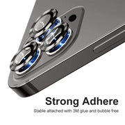 For iPhone 15 Pro / 15 Pro Max ENKAY 9H Rear Lens Aluminium Alloy Tempered Glass Film(Grey)