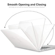 For MacBook Air 15.3 (A2941) ENKAY Hat-Prince Crystal Protective Case Cover Hard Shell(Grey)
