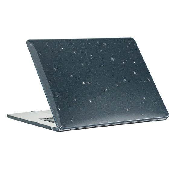 For MacBook Air 15.3 (A2941) ENKAY Hat-Prince Bling Crystal Protective Case Cover Hard Shell(Black)
