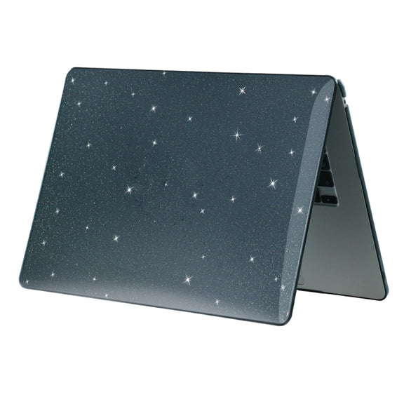 For MacBook Air 15.3 (A2941) ENKAY Hat-Prince Bling Crystal Protective Case Cover Hard Shell(Black)
