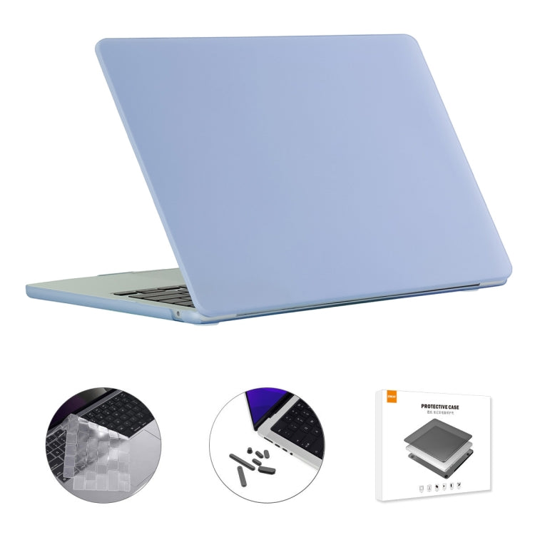 For MacBook Air 15.3 A2941 ENKAY US Version 3 in 1 Matte Protective Case with TPU Keyboard Film & Anti-dust Plugs(Sierra Blue) - free shipping - PMC TechLife - Order now!