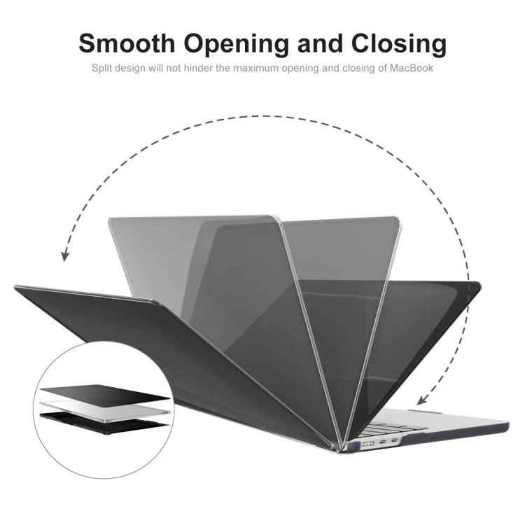 For MacBook Air 15.3 A2941 ENKAY EU Version 3 in 1 Matte Protective Case with TPU Keyboard Film & Anti-dust Plugs(White) - MacBook Air Cases by ENKAY | Online Shopping South Africa | PMC TechLife | Buy Now Pay Later Mobicred