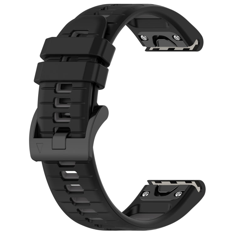 Compatible with Garmin Descent MK 1 26mm Sports Two-Color Silicone Watch Band(Black+Grey) - free shipping - PMC TechLife - Order now!