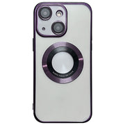 For iPhone 13 Electroplating Magsafe TPU Phone Case(Purple)