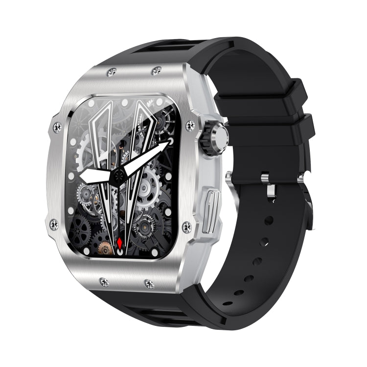 AK55 1.91 inch IP67 Waterproof Color Screen Smart Watch,Support Heart Rate / Blood Pressure / Blood Oxygen Monitoring(Silver) - free shipping - PMC TechLife - Order now!