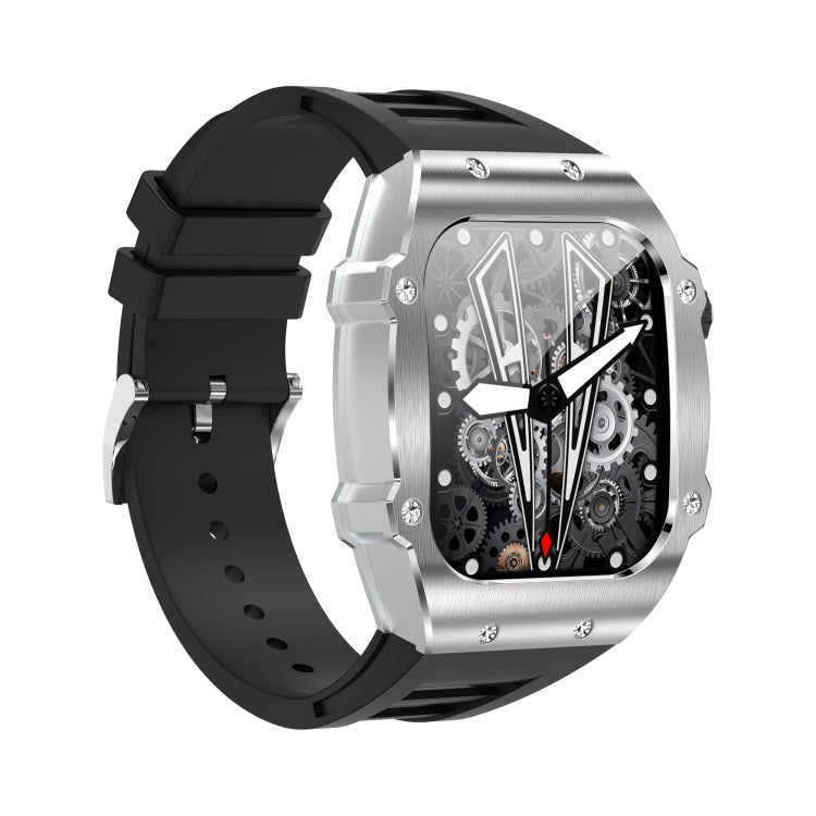 AK55 1.91 inch IP67 Waterproof Color Screen Smart Watch,Support Heart Rate / Blood Pressure / Blood Oxygen Monitoring(Silver) - free shipping - PMC TechLife - Order now!