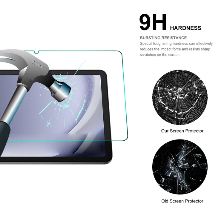 For Samsung Galaxy Tab A9+ 11.0 2pcs ENKAY Hat-Prince 0.33mm Explosion-proof Tempered Glass Film - For Samsung Tab by ENKAY | Online Shopping South Africa | PMC TechLife | Buy Now Pay Later Mobicred