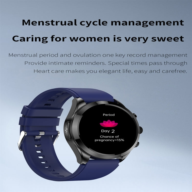 ET440 1.39 inch Color Screen Smart Silicone Strap Watch,Support Heart Rate / Blood Pressure / Blood Oxygen / Blood Glucose Monitoring(Red) - Smart Watches by PMC TechLife | Online Shopping South Africa | PMC TechLife | Buy Now Pay Later Mobicred