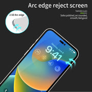For iPhone 15 PINWUYO 9H 2.5D Full Screen Tempered Glass Film(Black)