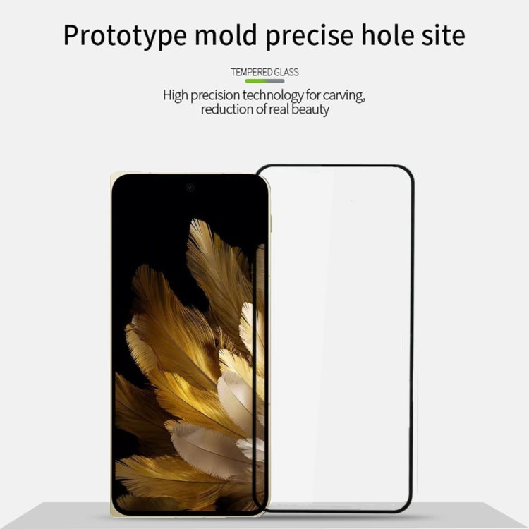 For OPPO Find N3 PINWUYO 9H 2.5D Full Screen Tempered Glass Film(Black) - OPPO Tempered Glass by PINWUYO | Online Shopping South Africa | PMC TechLife | Buy Now Pay Later Mobicred