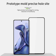 For Realme GT5 PINWUYO 9H 2.5D Full Screen Tempered Glass Film(Black)