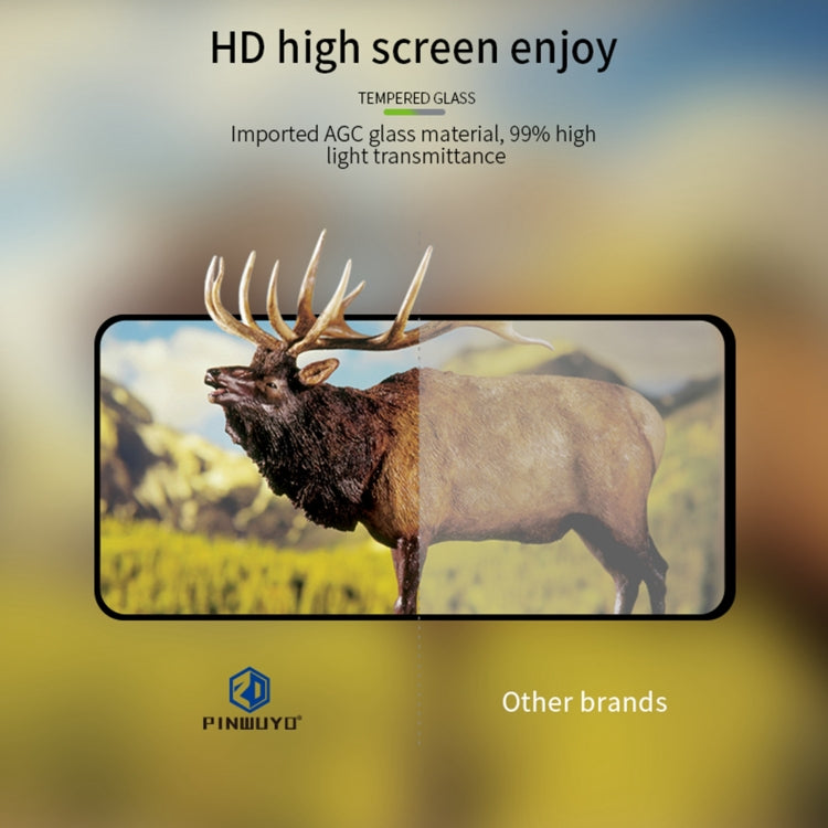For Realme GT5 PINWUYO 9H 2.5D Full Screen Tempered Glass Film(Black) - vivo Tempered Glass by PINWUYO | Online Shopping South Africa | PMC Jewellery | Buy Now Pay Later Mobicred