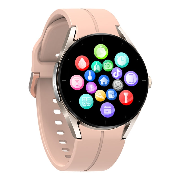 KS05 1.32 inch IP67 Waterproof Color Screen Smart Watch,Support Blood Oxygen / Blood Glucose / Blood Lipid Monitoring(Gold Pink) - free shipping - PMC TechLife - Order now!
