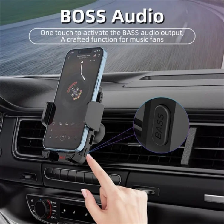 CS14 Car Interior Air Vent Mount Phone Stand MP3 Player FM Bluetooth Transmitter - Car Holders by PMC TechLife | Online Shopping South Africa | PMC TechLife