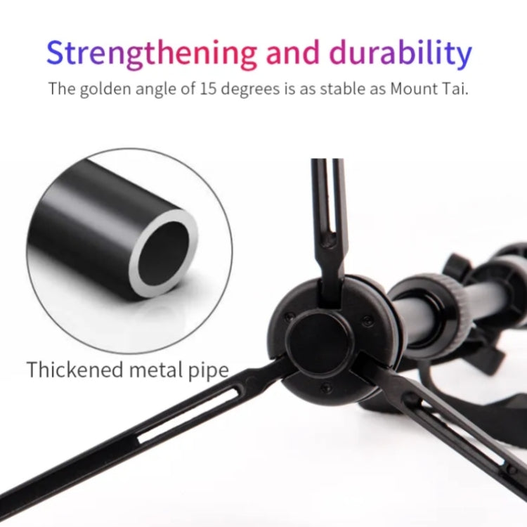JMARY MT68 Aluminum Alloy Telescopic Portable Selfie Mini SLR Camera Phone Tripod - Tripods by Jmary | Online Shopping South Africa | PMC TechLife | Buy Now Pay Later Mobicred