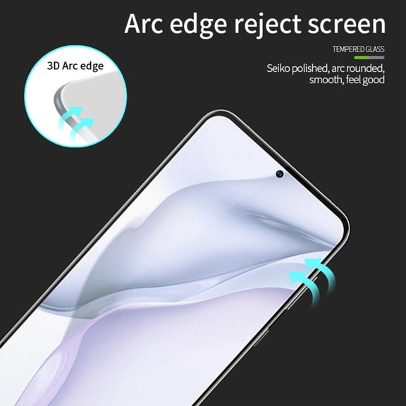 For?Google Pixel 8 Pro PINWUYO 9H 3D Full Screen Explosion-proof Tempered Glass Film(Black)
