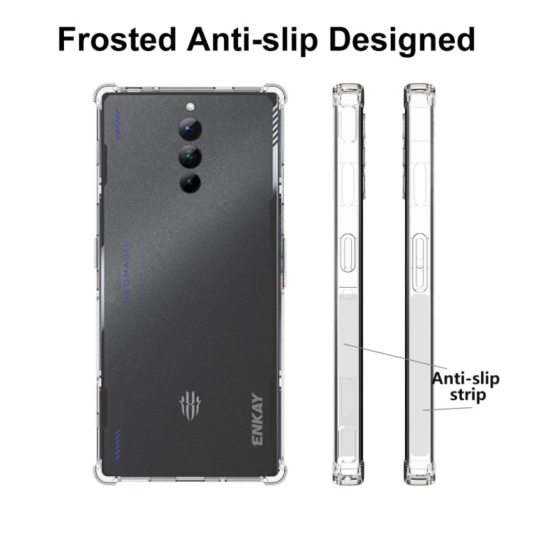 For ZTE Nubia Red Magic 8s Pro ENKAY Clear TPU Shockproof Anti-slip Phone Case - ZTE Cases by ENKAY | Online Shopping South Africa | PMC TechLife | Buy Now Pay Later Mobicred