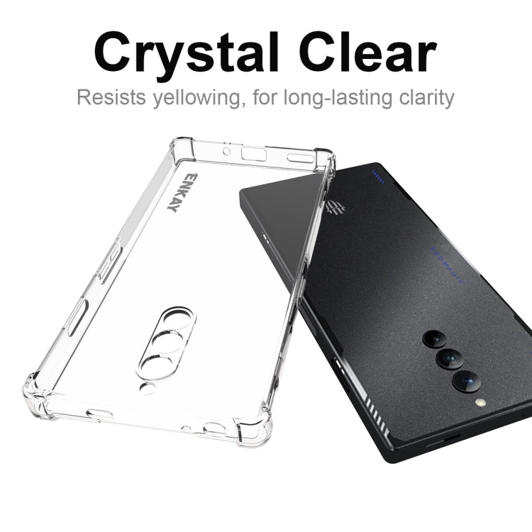 For ZTE Nubia Red Magic 8s Pro ENKAY Clear TPU Shockproof Anti-slip Phone Case - ZTE Cases by ENKAY | Online Shopping South Africa | PMC TechLife | Buy Now Pay Later Mobicred