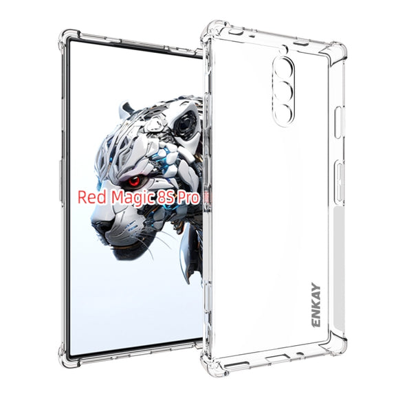 For ZTE Nubia Red Magic 8s Pro ENKAY Clear TPU Shockproof Anti-slip Phone Case