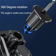 A6 Car Automatic Clamping Phone Holder 15W Magnetic Wireless Charger(Black)