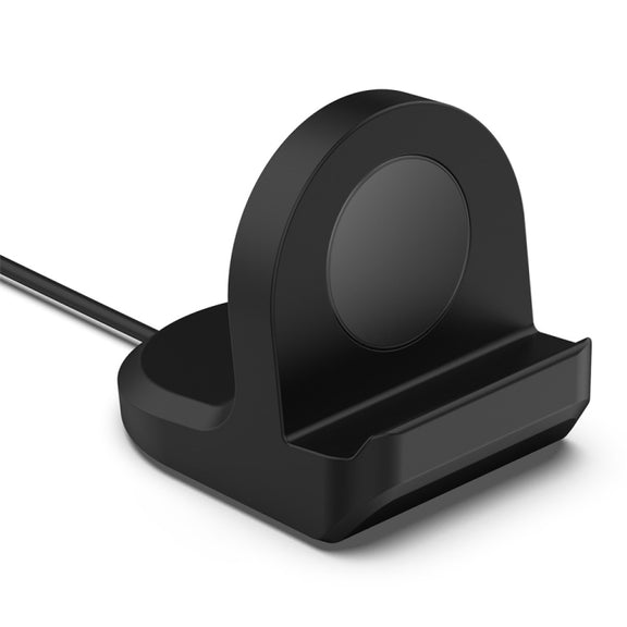 For Samsung Galaxy Watch6 / Watch6 Classic / Watch5 / Watch5 Pro JUNSUNMAY Silicone Charger Stand Non-Slip Base(Black)