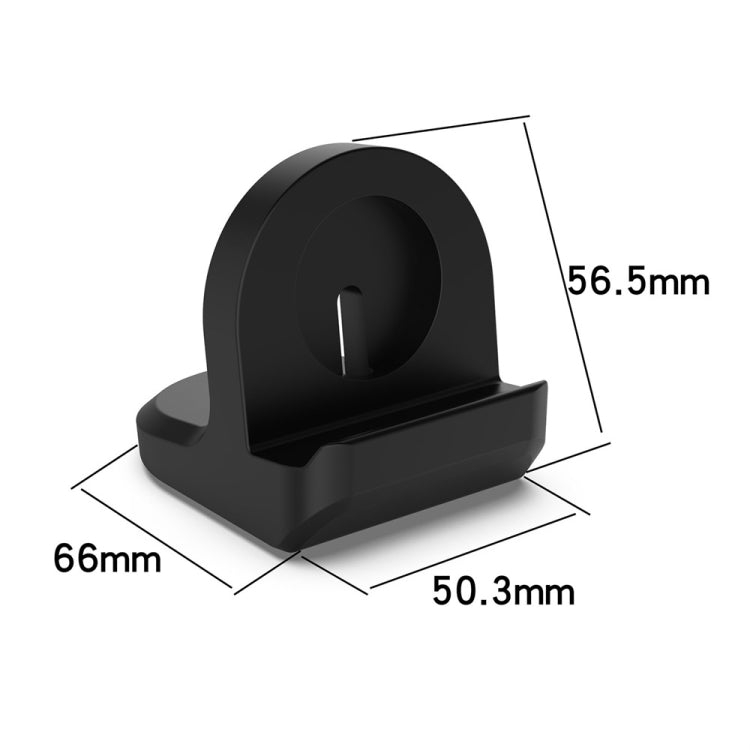 For Samsung Galaxy Watch6 / Watch6 Classic / Watch5 / Watch5 Pro JUNSUNMAY Silicone Charger Stand Non-Slip Base(Black) - Charger by JUNSUNMAY | Online Shopping South Africa | PMC TechLife | Buy Now Pay Later Mobicred