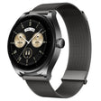 For Huawei Watch Buds Milan Double Magnetic Steel Mesh Watch Band(Gray) - Watch Bands by PMC TechLife | Online Shopping South Africa | PMC TechLife