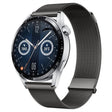 For Huawei Watch GT3 46mm Milan Double Magnetic Steel Mesh Watch Band(Gray) - Watch Bands by PMC TechLife | Online Shopping South Africa | PMC TechLife