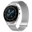 For Huawei Watch3 / Watch3 Pro Milan Double Magnetic Steel Mesh Watch Band(Silver) - Watch Bands by PMC TechLife | Online Shopping South Africa | PMC TechLife