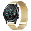For Honor Magic Watch2 46mm Milan Double Magnetic Steel Mesh Watch Band(Gold) - Watch Bands by PMC TechLife | Online Shopping South Africa | PMC TechLife