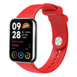 For Xiaomi Mi Band 8 Pro Solid Color Reverse Buckle Silicone Watch Band(Red) - Watch Bands by PMC TechLife | Online Shopping South Africa | PMC TechLife