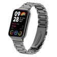 For Xiaomi Mi Band 8 Pro Three Bead Metal Stainless Steel Watch Band(Black) - Watch Bands by PMC TechLife | Online Shopping South Africa | PMC TechLife