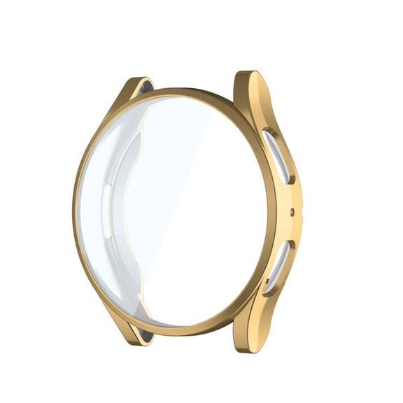 For Samsung Galaxy Watch6 40mm ENKAY Hat-Prince Full Coverage Electroplated Soft TPU Case with Screen Protection(Gold)
