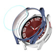 For Samsung Galaxy Watch6 Classic 47mm ENKAY Hat-Prince Electroplated Soft TPU Case + 0.2mm 9H Glass Screen Protector(Dark Blue) - Watch Cases by ENKAY | Online Shopping South Africa | PMC TechLife