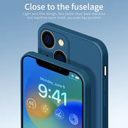 For iPhone 15 PINWUYO Sense Series Liquid Silicone TPU Phone Case(Green)