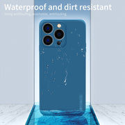 For iPhone 15 Pro PINWUYO Sense Series Liquid Silicone TPU Phone Case(Blue)