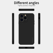 For iPhone 15 Pro Max PINWUYO Sense Series Liquid Silicone TPU Phone Case(Black)