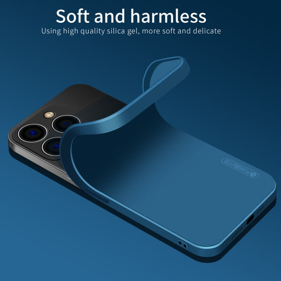 For iPhone 15 Pro Max PINWUYO Sense Series Liquid Silicone TPU Phone Case(Green)