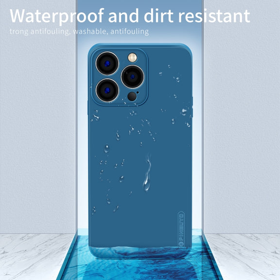 For iPhone 15 Pro Max PINWUYO Sense Series Liquid Silicone TPU Phone Case(Green)