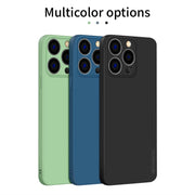 For iPhone 15 Pro Max PINWUYO Sense Series Liquid Silicone TPU Phone Case(Green)
