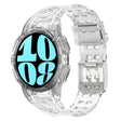 For Samsung Galaxy Watch6 44mm TPU Integrated Silicone Watch Band(Transparent White) - free shipping - PMC TechLife - Order now!