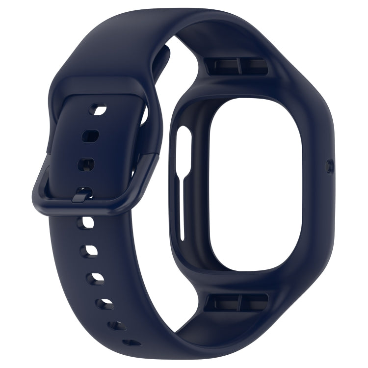 For Honor Watch 4 Integrated Fully Enclosed Silicone Watch Band(Ink Blue) - Watch Bands by PMC TechLife | Online Shopping South Africa | PMC TechLife | Buy Now Pay Later Mobicred
