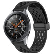 For Samsung Galaxy Watch 46mm 22mm Folding Magnetic Clasp Silicone Watch Band(Black) - free shipping - PMC TechLife - Order now!