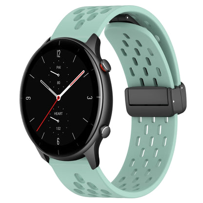 For Amazfit GTR 2e 22mm Folding Magnetic Clasp Silicone Watch Band(Water Duck) - free shipping - PMC Jewellery - Order now!