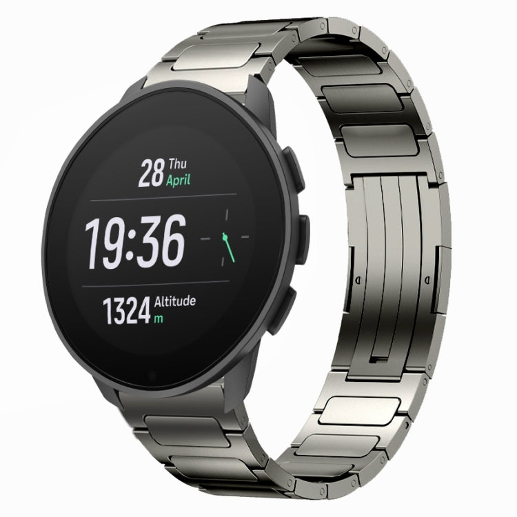 For SUUNTO 9 Peak Pro 22mm I-Shaped Titanium Alloy Watch Band(Grey) - free shipping - PMC TechLife - Order now!