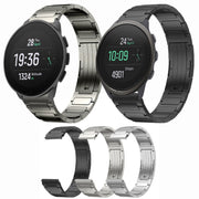 For SUUNTO 9 Peak Pro 22mm I-Shaped Titanium Alloy Watch Band(Grey)