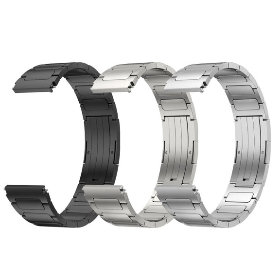 For SUUNTO 9 Peak Pro 22mm I-Shaped Titanium Alloy Watch Band(Grey)