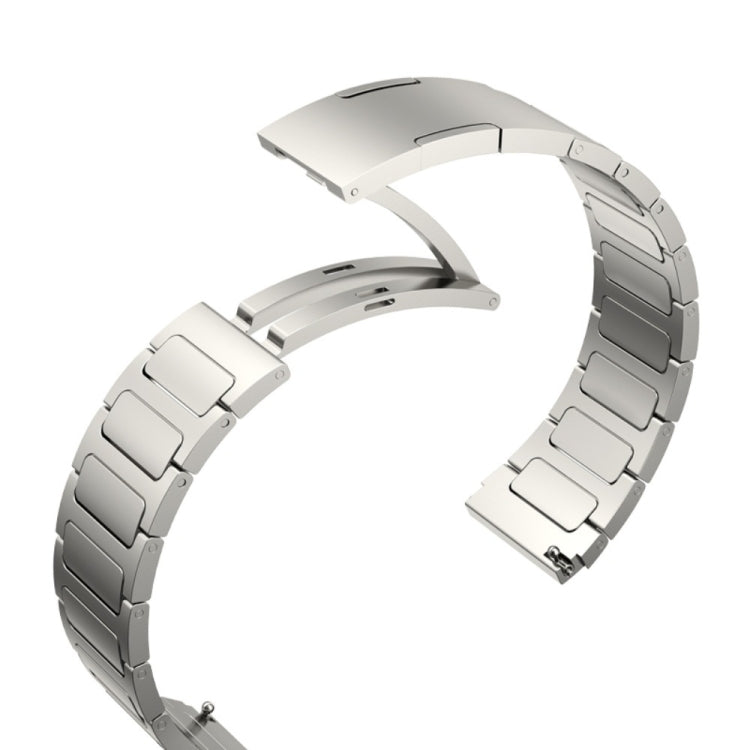 For SUUNTO 9 Peak Pro 22mm I-Shaped Titanium Alloy Watch Band(Grey)