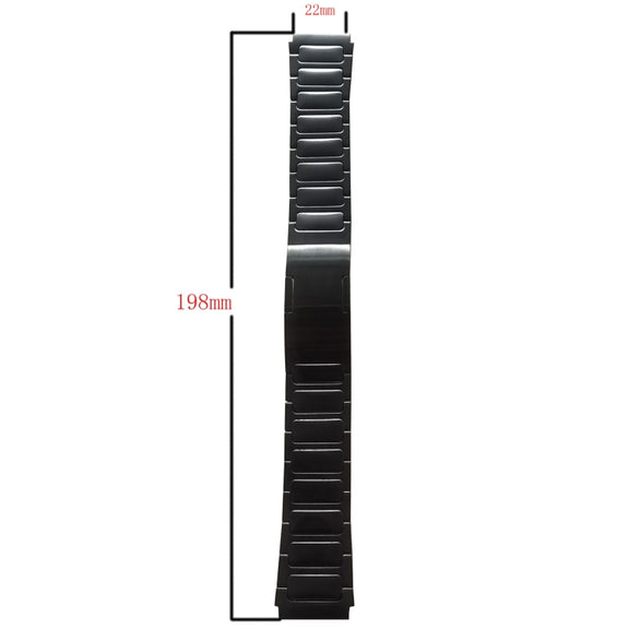For SUUNTO 9 Peak Pro 22mm I-Shaped Titanium Alloy Watch Band(Grey)