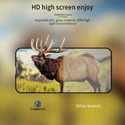 For iPhone 15 Plus PINWUYO 9H 3D Curved Full Screen Explosion-proof Tempered Glass Film(Black)